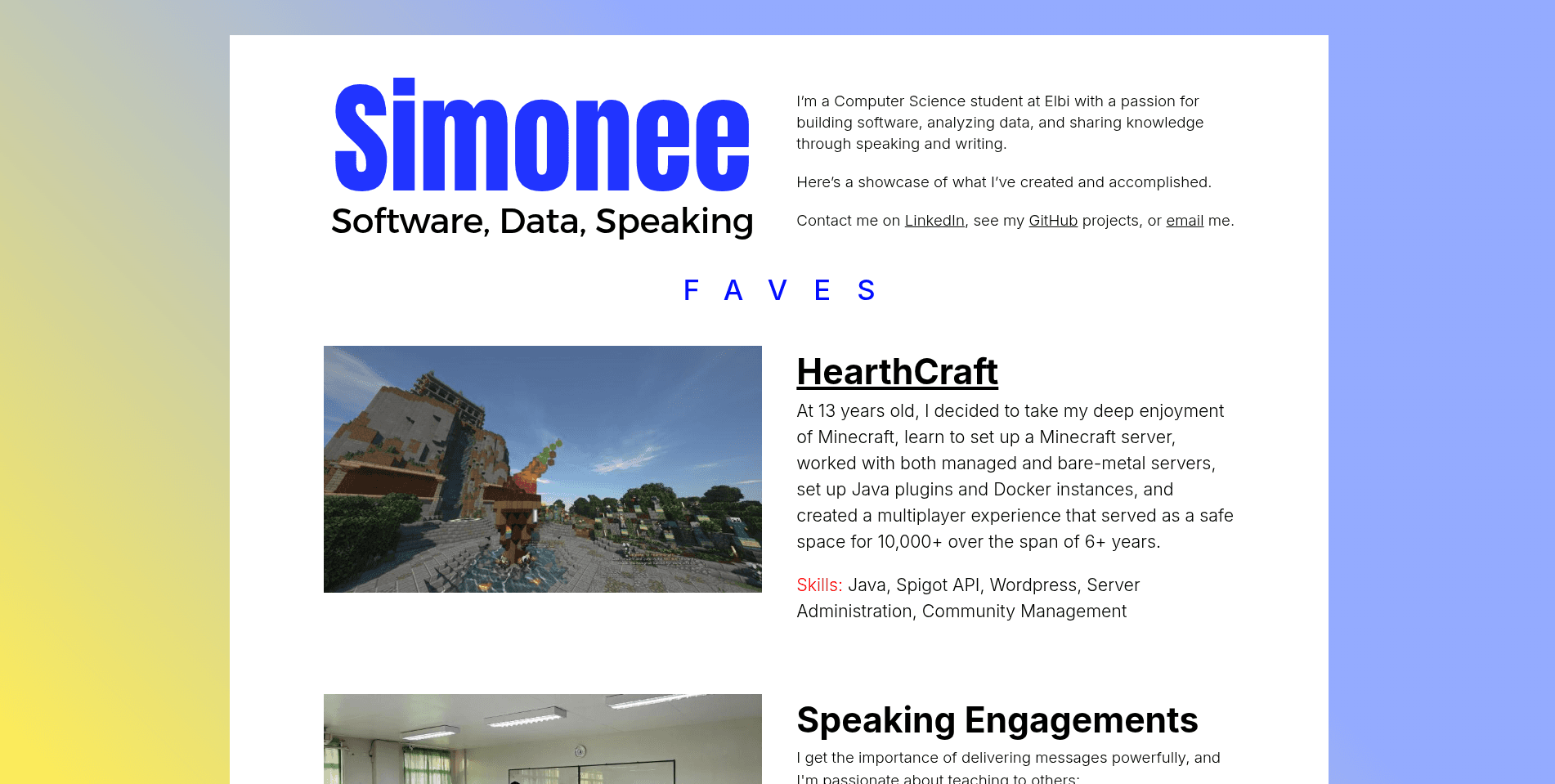 Screenshot of version 0.2