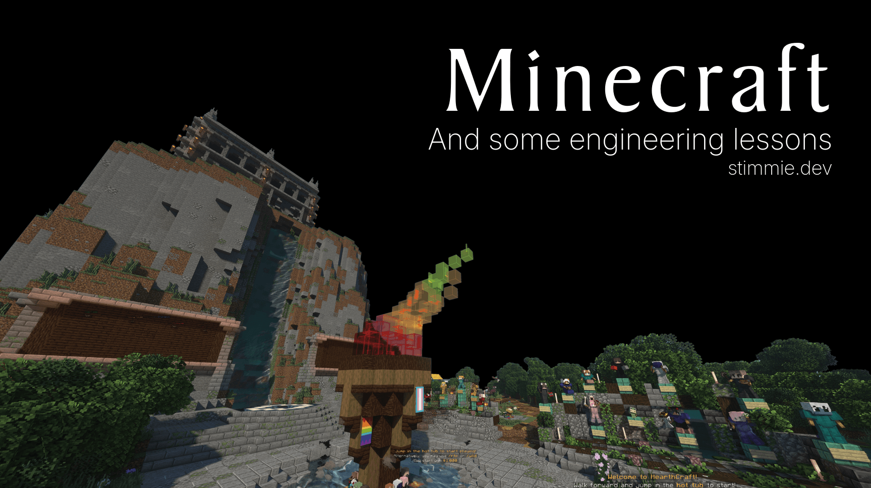 Photo from HearthCraft: A 40,000-Player Minecraft Server