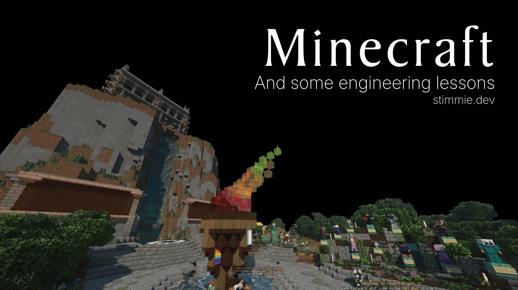 Photo from HearthCraft: A 40,000-Player Minecraft Server